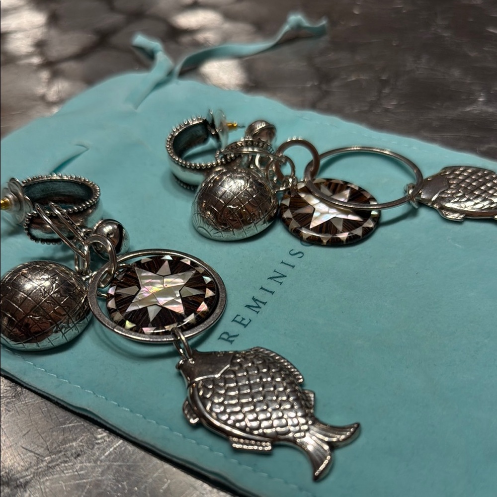 Grande boucles d’oreille de la marque réminiscence